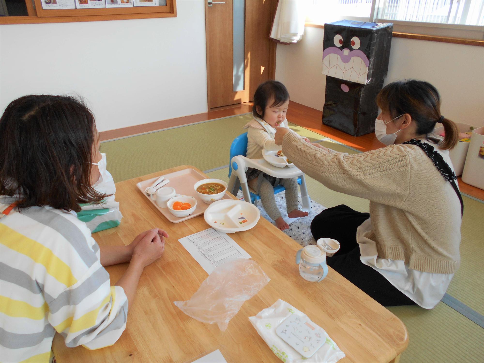 モグモグ体験教室の様子