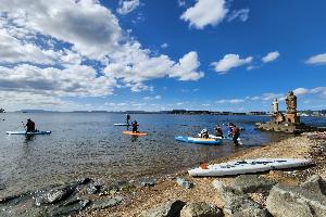 スタンドアップパドルボードの様子