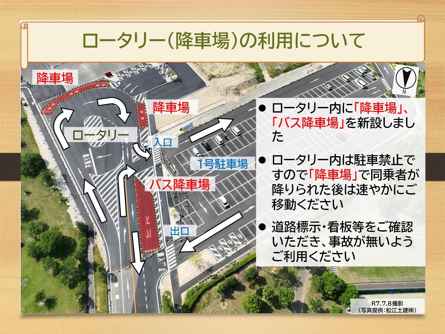 ロータリーの利用について